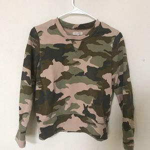 Madewell Camo Sweatshirt